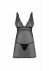 Obsessive Sweetia babydoll i stringi czarna    M/L